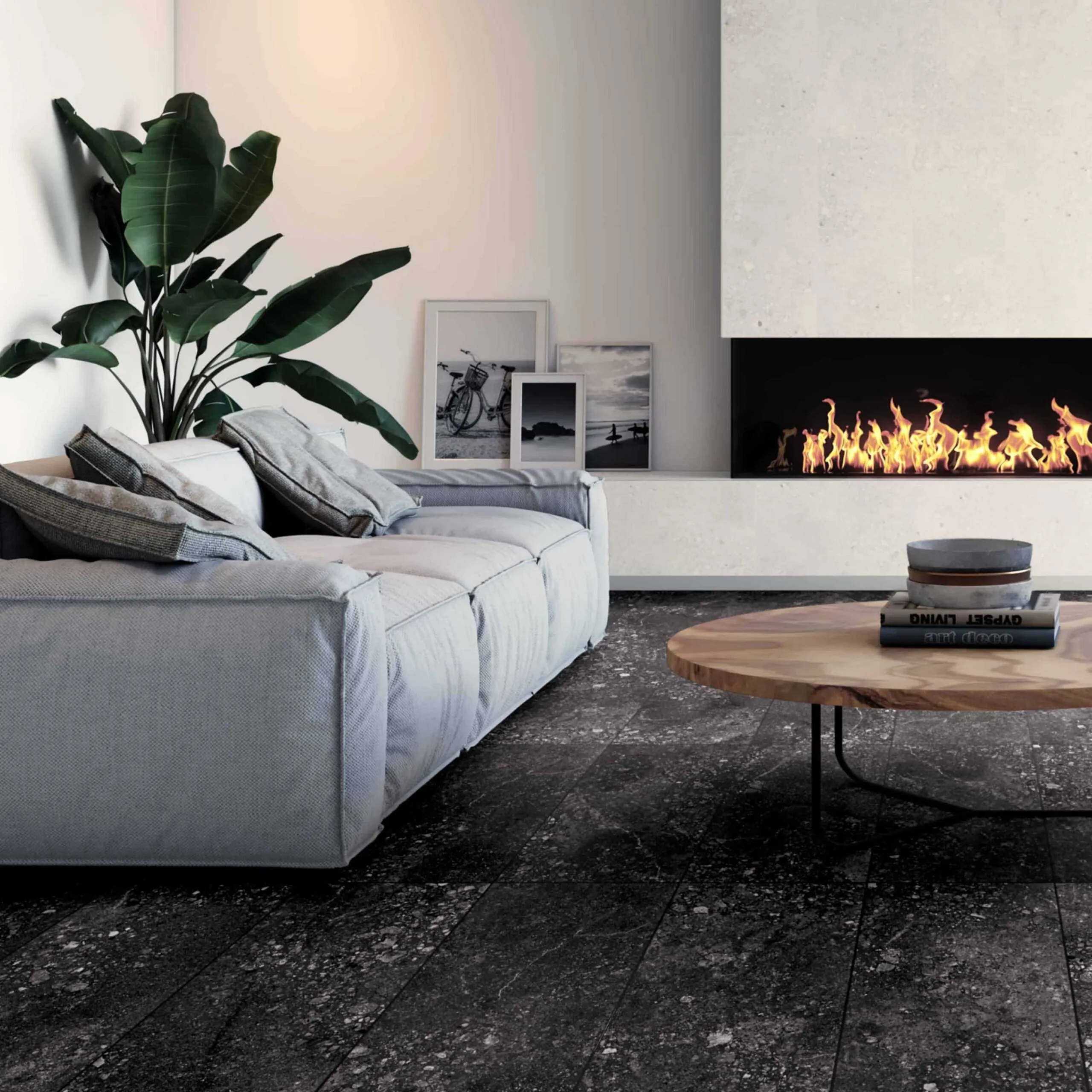 Ceramic Tiles Portland Porcelain Matt Nero 12″ x 24″ Ceramic 2 Ceramic Tiles - Portland Porcelain Matt Nero 12" x 24" | Giant Commercial Flooring