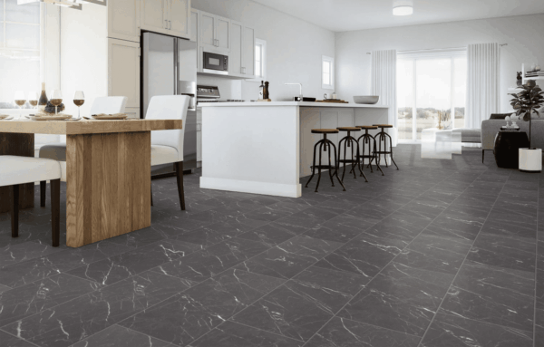 Luxury Vinyl Tile - RigidTile Firm Premier Nero | Giant Commercial Flooring