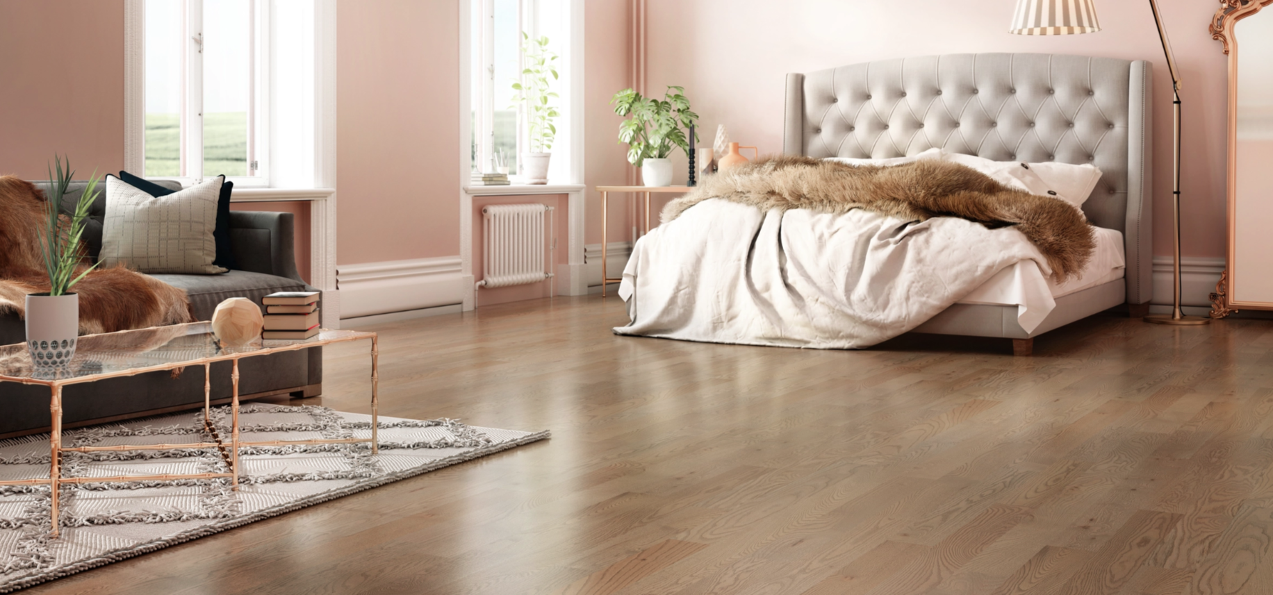 Hardwood Design+ Red Oak Distinction Solid 4 1/4 Matte Treasure Hardwood 2 Hardwood - Design+ Red Oak Distinction Solid 4 1/4 Matte Treasure | Giant Commercial Flooring