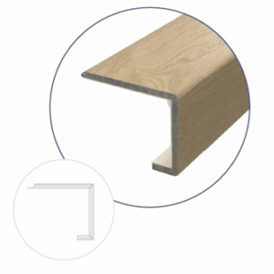 Accessories Vinyl TrueMatch Flush Stair Nose Accessories Accessories - SolidTech TrueMatch Flush Stair Nose | Giant Commercial Flooring