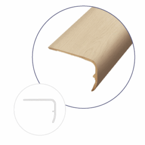 Accessories - Aladdin Bentwood Overlap Stair Nosing 78.75" | Giant Commercial Flooring