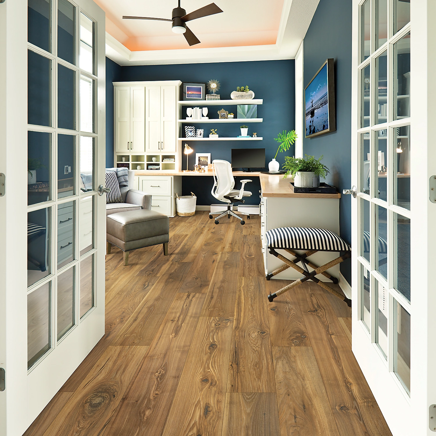 Laminate RevWood Premier Morena Bluffs Cattail Pecan Laminate 2 Laminate - RevWood Premier Morena Bluffs Cattail Pecan | Giant Commercial Flooring