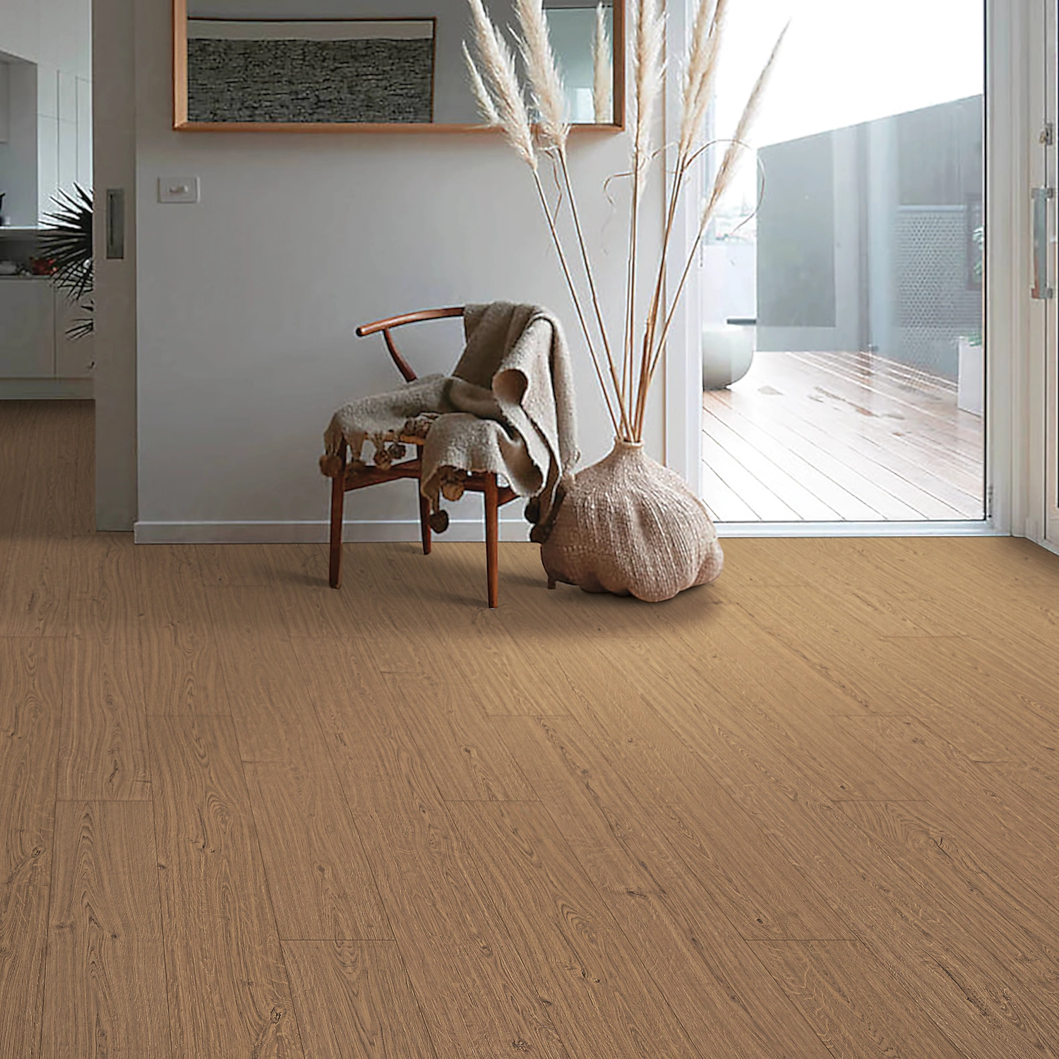 Laminate RevWood Premier Palm City Adirondack Brown Oak Laminate 2 Laminate - RevWood Premier Palm City Adirondack Brown Oak | Giant Commercial Flooring