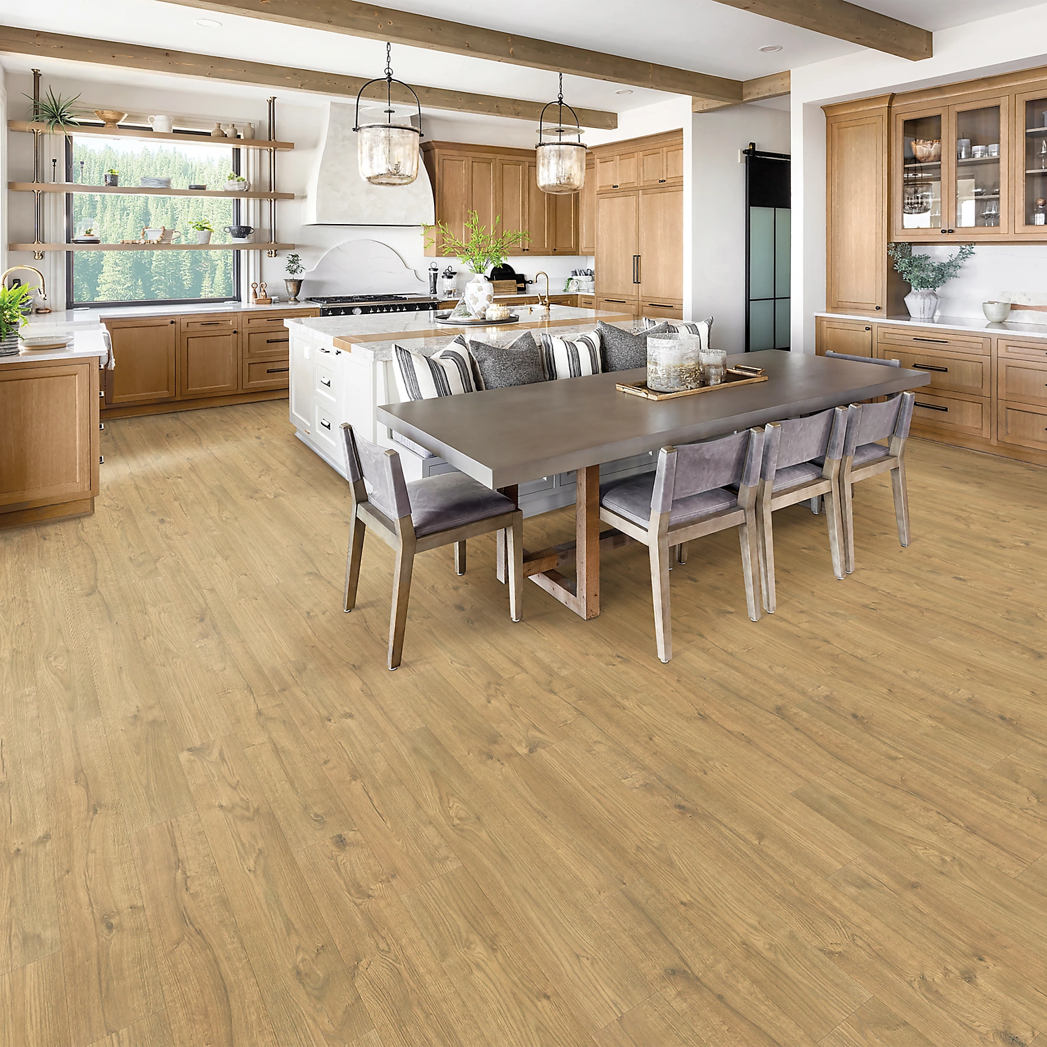 Laminate RevWood Select Emberstone Ridge Firewood Oak Laminate 2 Laminate - RevWood Select Emberstone Ridge Firewood Oak | Giant Commercial Flooring