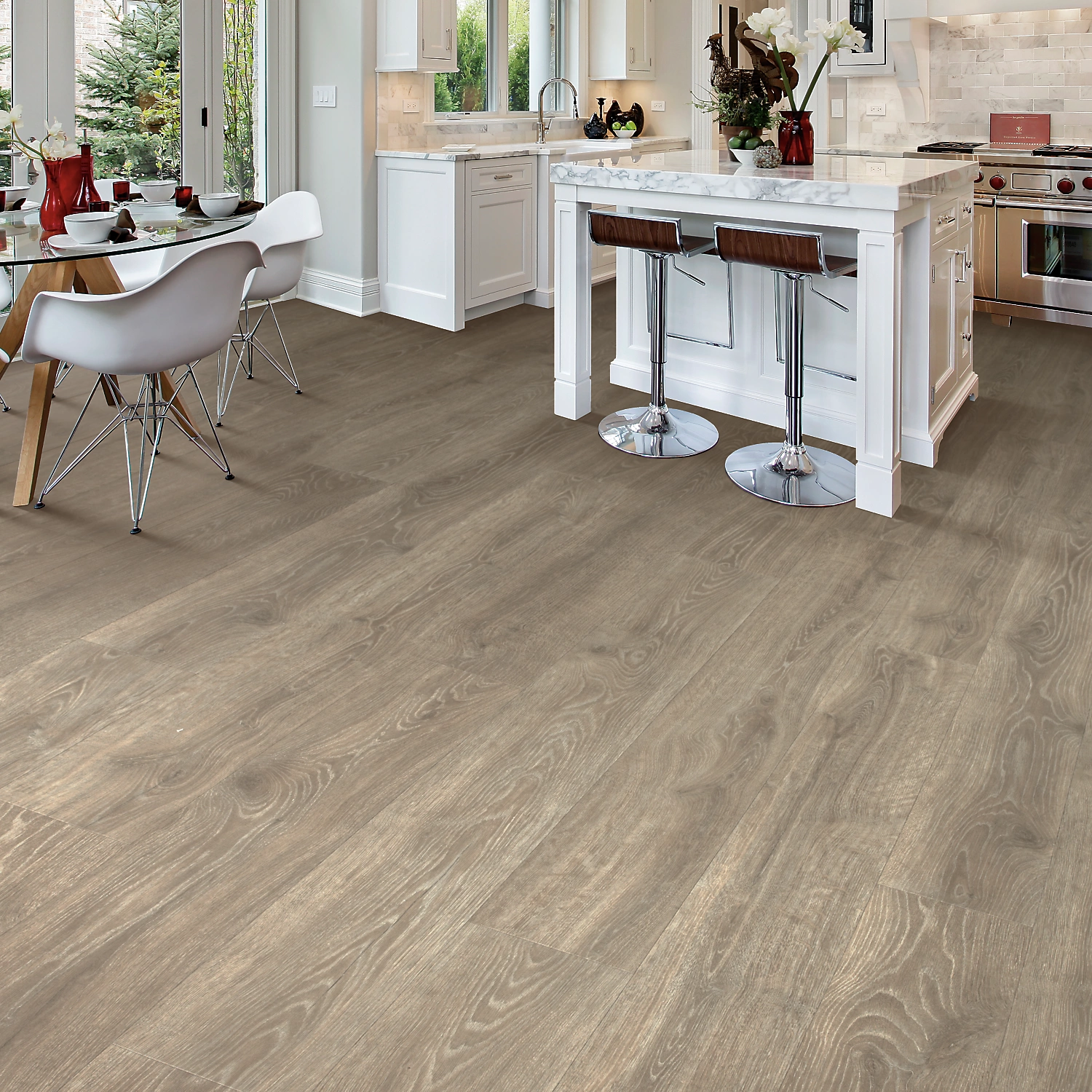 Laminate RevWood Plus Antique Craft Kindling Oak Laminate 2 Laminate - RevWood Plus Antique Craft Kindling Oak | Giant Commercial Flooring